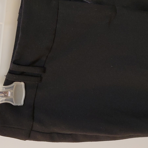 Full length straight tailored Anne Klein pants - Picture 3 of 3